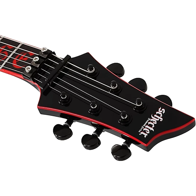 Schecter Guitar Research Sullivan King Banshee-6 FR-S Electric Guitar Obsidian Blood