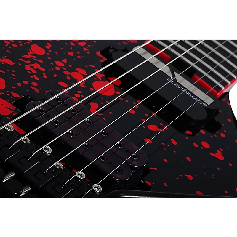 Schecter Guitar Research Sullivan King Banshee-6 FR-S Electric Guitar Obsidian Blood