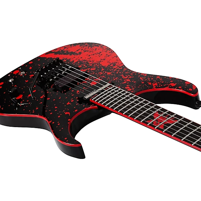 Schecter Guitar Research Sullivan King Banshee-6 FR-S Electric Guitar Obsidian Blood