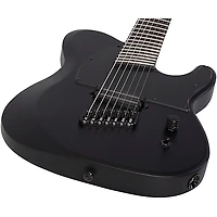 Schecter Guitar Research PT-7 MS Black Ops 7-String Electric Guitar Satin Black Open Pore