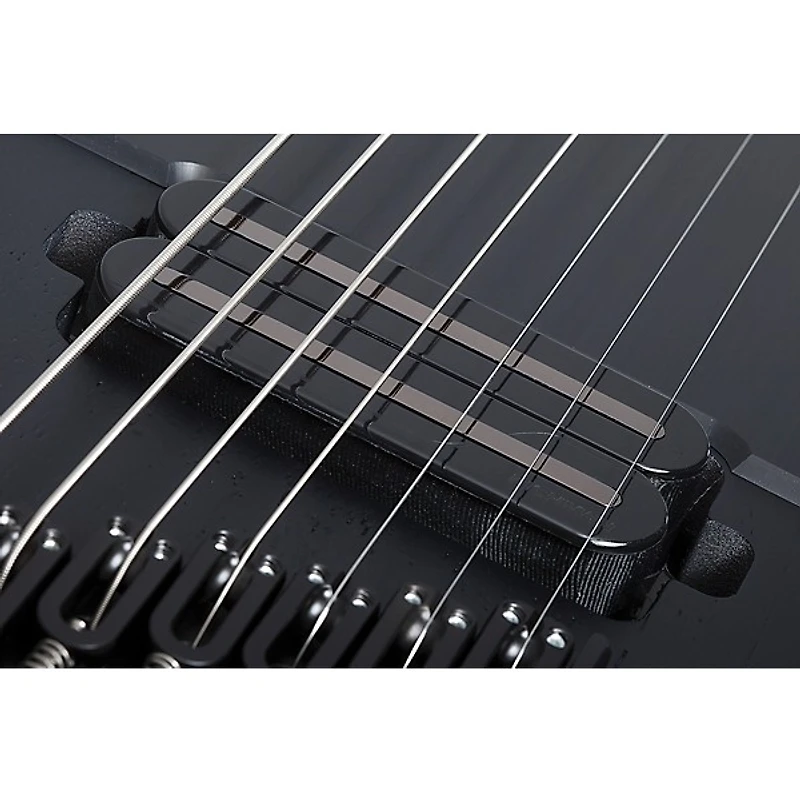 Schecter Guitar Research PT-7 MS Black Ops 7-String Electric Guitar Satin Black Open Pore