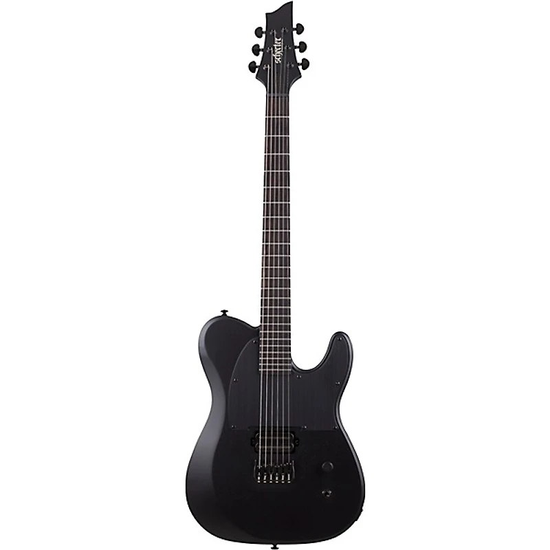 Schecter Guitar Research PT Black Ops Electric Guitar Satin Black Open Pore