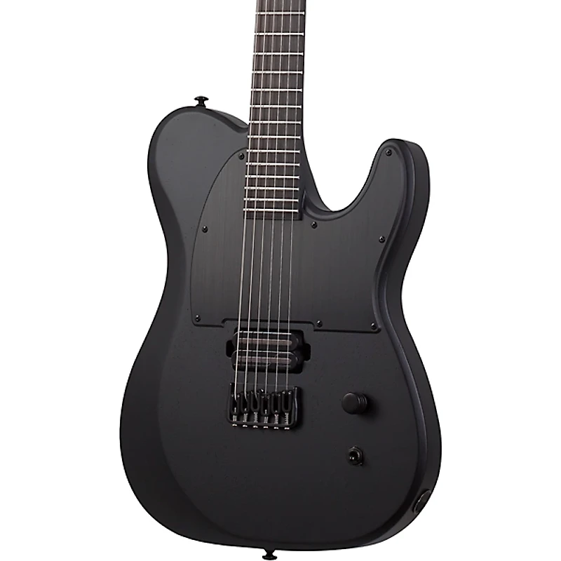 Schecter Guitar Research PT Black Ops Electric Guitar Satin Black Open Pore
