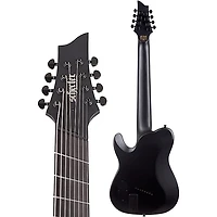Schecter Guitar Research PT-8 MS Black Ops Electric Guitar Satin Black Open Pore