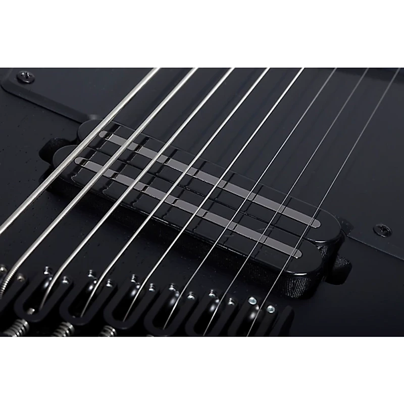 Schecter Guitar Research PT-8 MS Black Ops Electric Guitar Satin Black Open Pore