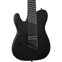 Schecter Guitar Research PT-8 MS Black Ops Left Handed Electric Guitar Satin Black Open Pore