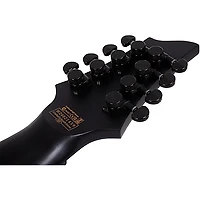 Schecter Guitar Research PT-8 MS Black Ops Left Handed Electric Guitar Satin Black Open Pore