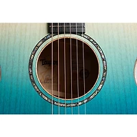 Taylor Custom All Urban Ash 12-Fret Grand Concert Acoustic-Electric Guitar Ombre Blue