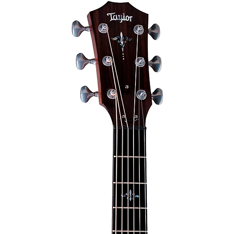 Taylor Custom Western Red Cedar-East Indian Rosewood Grand Auditorium Acoustic-Electric Guitar Brown Sugar Mocha