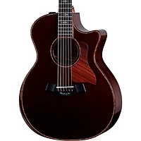 Taylor Custom Western Red Cedar-East Indian Rosewood Grand Auditorium Acoustic-Electric Guitar Brown Sugar Mocha