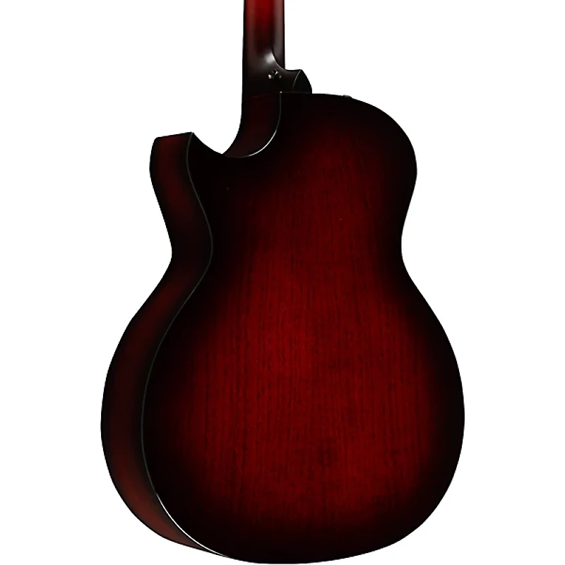 Taylor Custom All-Urban Ash Grand Auditorium Acoustic-Electric Guitar - Red Mahogany Edgeburst