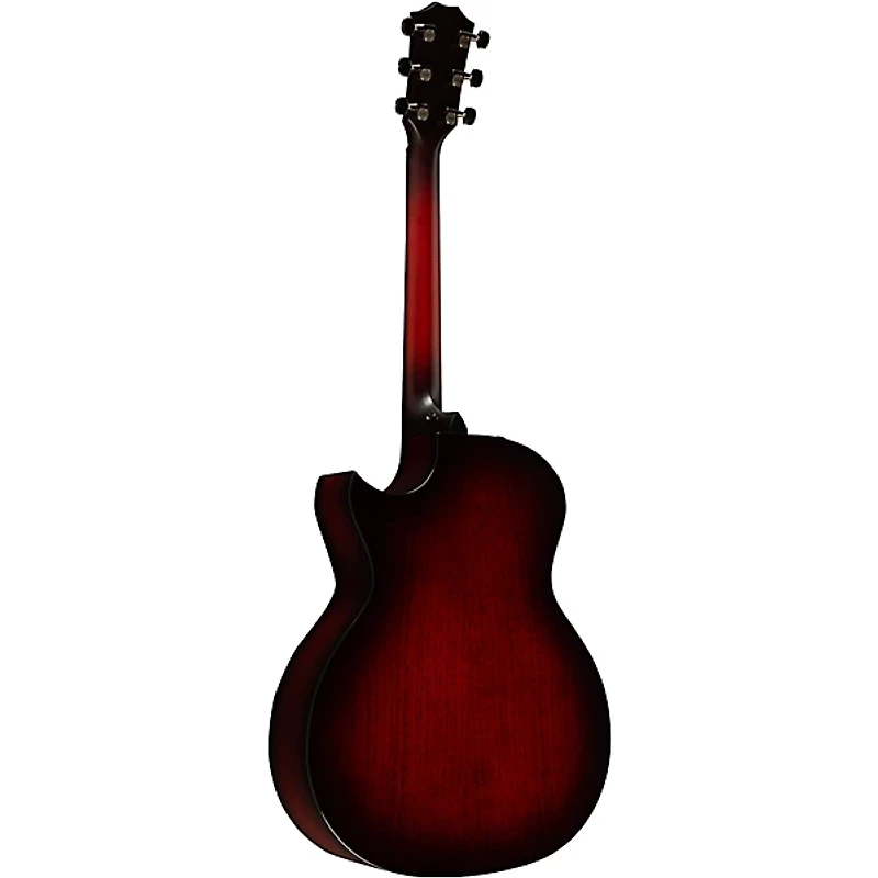 Taylor Custom All-Urban Ash Grand Auditorium Acoustic-Electric Guitar - Red Mahogany Edgeburst