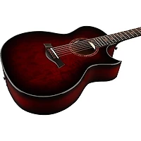 Taylor Custom All-Urban Ash Grand Auditorium Acoustic-Electric Guitar - Red Mahogany Edgeburst