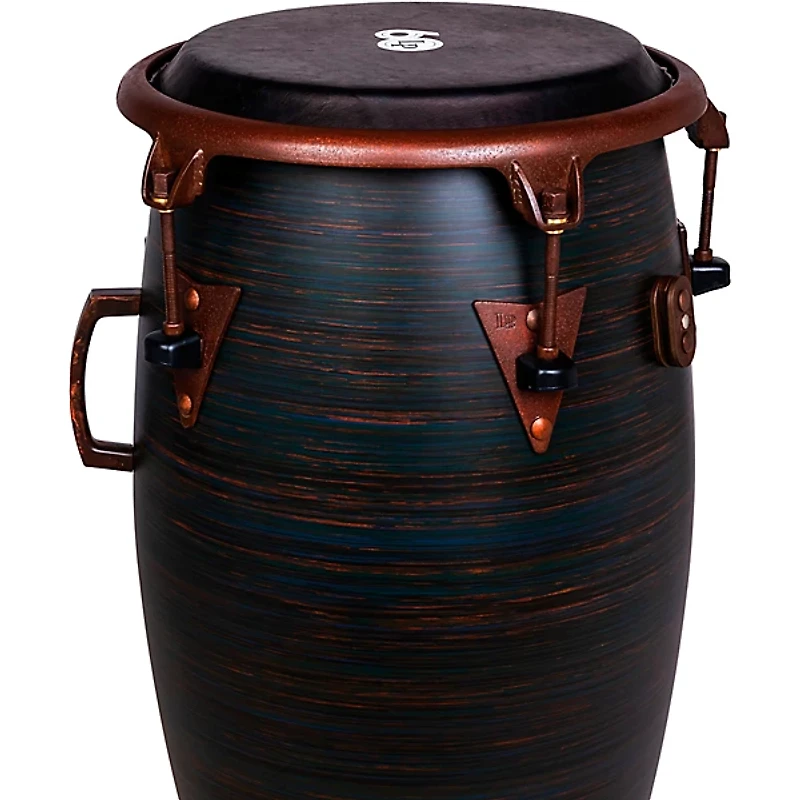 LP LP 60th Anniversary Top Tuning Fiberglass Conga with Rustic Bronze Hardware