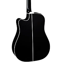 Takamine EF341DX Dreadnought Cutaway Acoustic-Electric Guitar Black