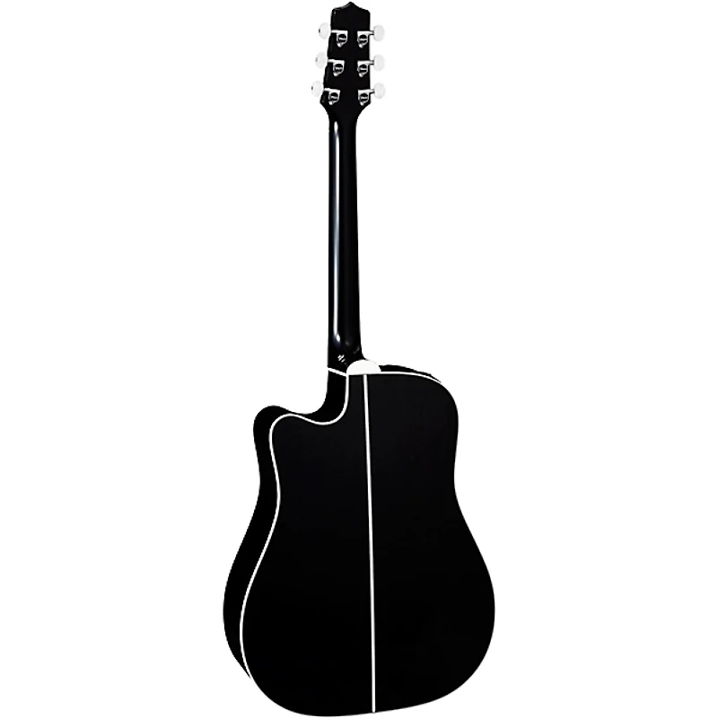 Takamine EF341DX Dreadnought Cutaway Acoustic-Electric Guitar Black