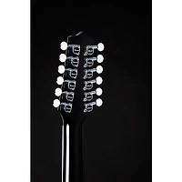 Takamine EF381DX 12-String Dreadnought Cutaway Acoustic-Electric Guitar Black