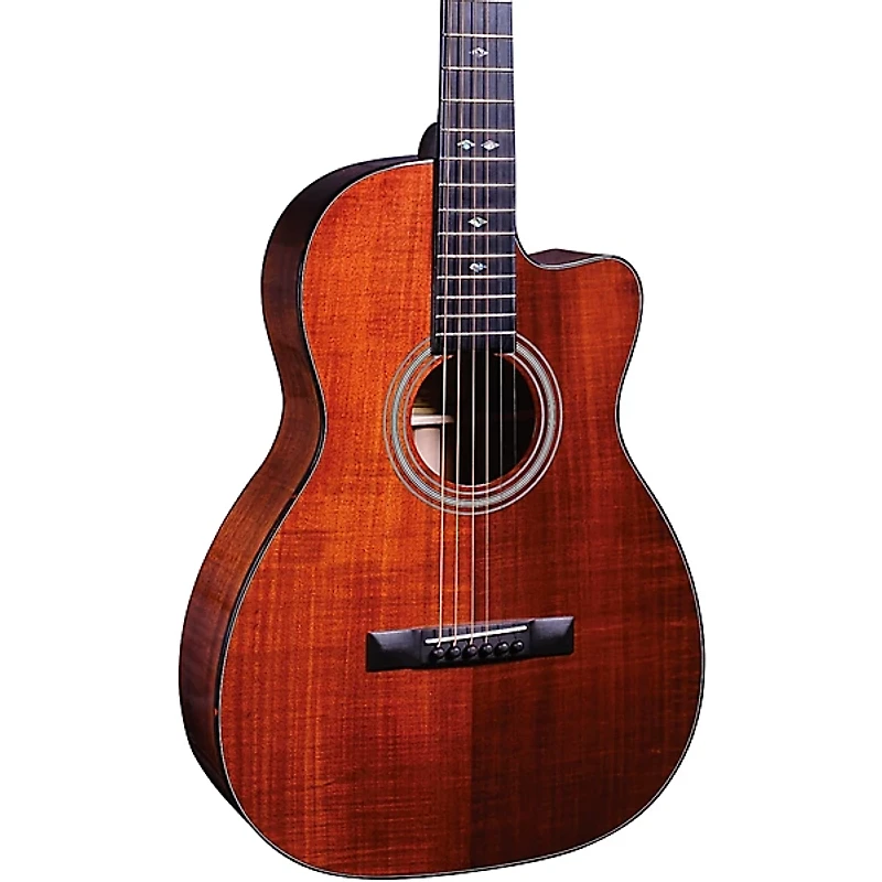 Recording King RP2-729-C Tonewood Reserve Koa 00 Cutaway Acoustic Guitar Natural