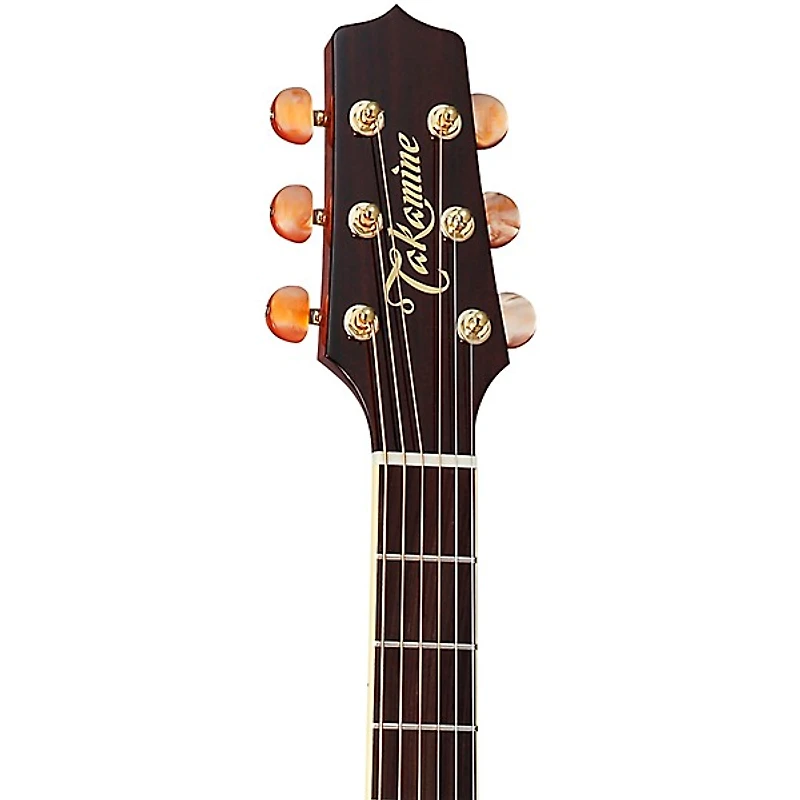 Takamine P4DC Pro Series Dreadnought Cutaway Acoustic-Electric Guitar Natural