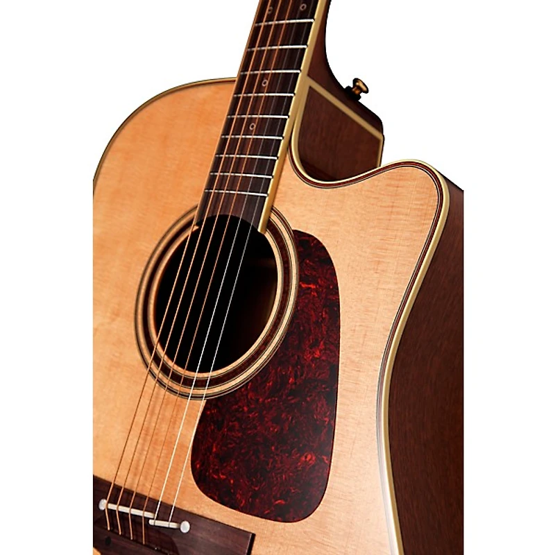 Takamine P4DC Pro Series Dreadnought Cutaway Acoustic-Electric Guitar Natural