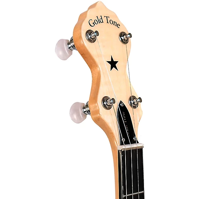 Gold Tone MM-150LN Maple Mountain Long Neck Open-Back Banjo Natural