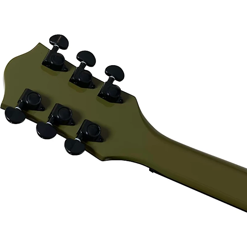 Gretsch Guitars Streamliner Cateye Center Block Black Hardware Limited-Edition Electric Guitar Olive Drab