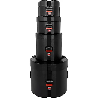 Gator Grooves Jazz Fusion Drum Case Pack Black