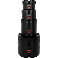 Gator Grooves Jazz Fusion Drum Case Pack Black