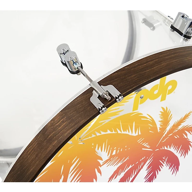 PDP by DW 25th Anniversary Clear Acrylic 4-Piece Shell Pack