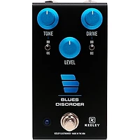 Keeley Blues Disorder Overdrive & Distortion Effects Pedal Black/Blue
