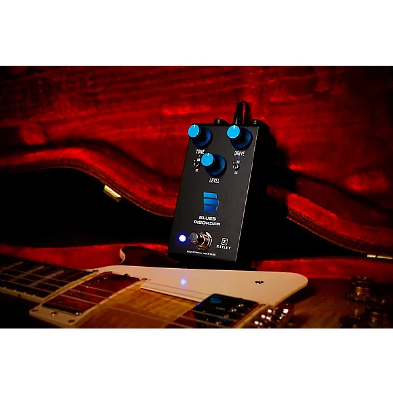 Keeley Blues Disorder Overdrive & Distortion Effects Pedal Black/Blue