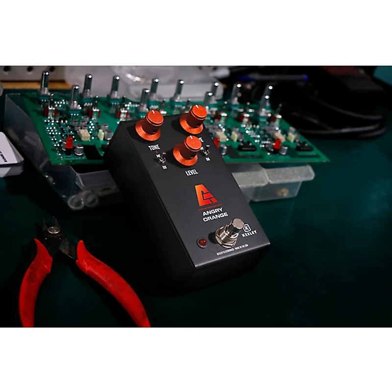 Keeley Angry Orange Distortion & Fuzz Effects Pedal Black/Orange