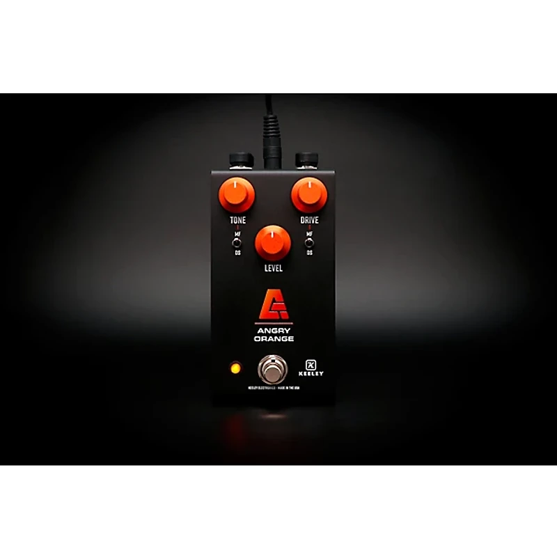 Keeley Angry Orange Distortion & Fuzz Effects Pedal Black/Orange