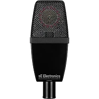 sE Electronics sE 4100 Large Diaphragm Cardioid Condenser Microphone w/Mount and Case Black