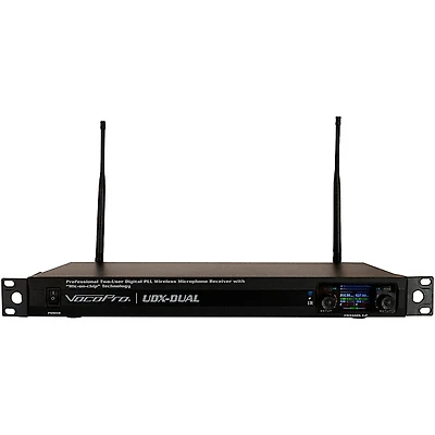 VocoPro Professional Two-User Digital PLL Wireless Microphone Receiver