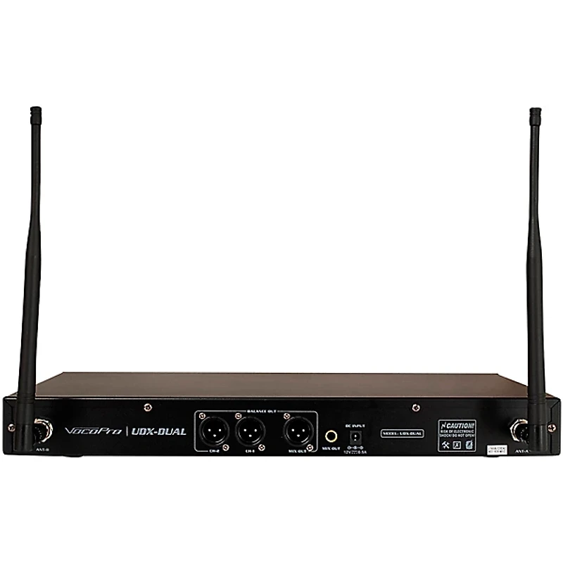 VocoPro Professional Two-User Digital PLL Wireless Microphone Receiver