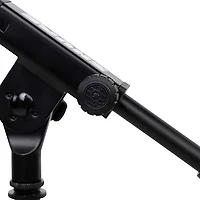 Shure Low Profile Tripod Mic Stand with Adjustable Height and Telescoping Boom Black