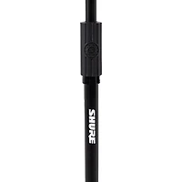 Shure Round Base Mic Stand with Standard Height Adjustable Twist Clutch - 12" Base Black