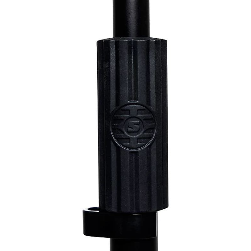 Shure Round Base Mic Stand with Standard Height Adjustable Twist Clutch - 12" Base Black