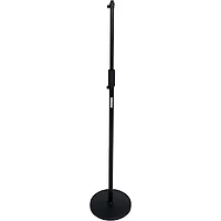 Shure Round Base Mic Stand With Standard Height-Adjustable Twist Clutch - 10" Base Black