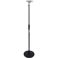 Shure Round Base Mic Stand With Standard Height-Adjustable Twist Clutch - 10" Base Black