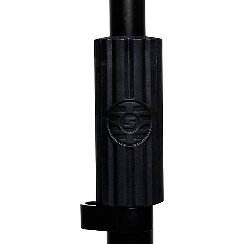 Shure Round Base Mic Stand With Standard Height-Adjustable Twist Clutch - 10" Base Black