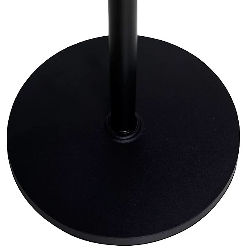 Shure Round Base Mic Stand With Standard Height-Adjustable Twist Clutch - 10" Base Black