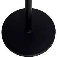 Shure Round Base Mic Stand With Standard Height-Adjustable Twist Clutch - 10" Base Black