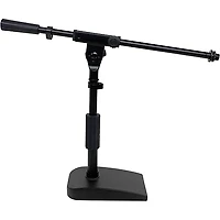 Shure by Gator Compact Low-Profile Desktop Microphone Stand With Boom - Black