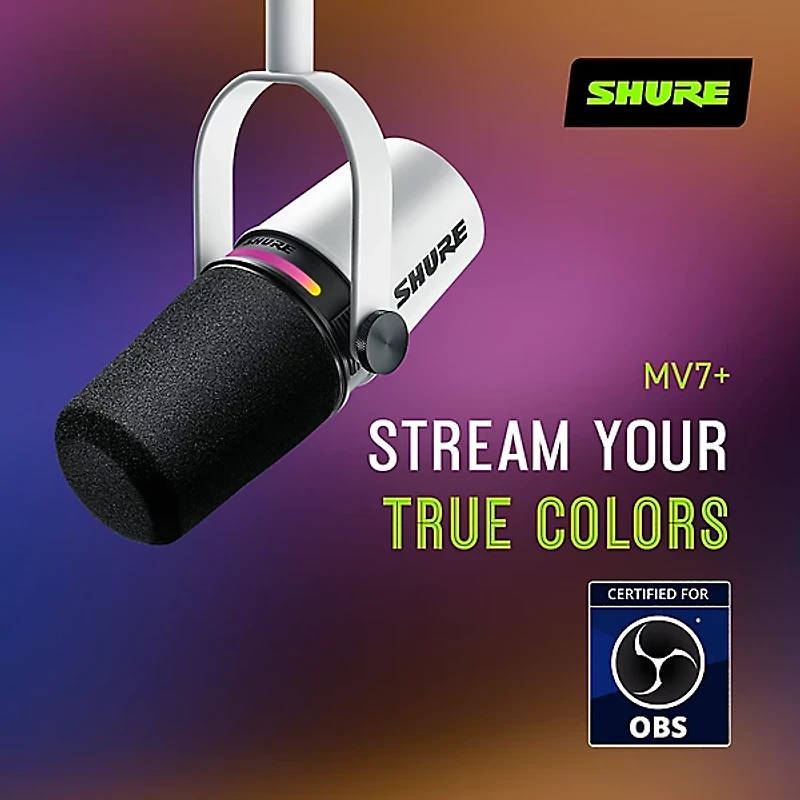Shure MV7+ Podcast Microphone -