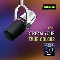 Shure MV7+ Podcast Microphone -