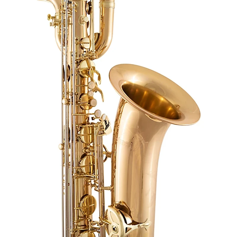 Selmer Selmer Baritone Saxophone, Lacquer Finish, Wheeled ABS Case, Selmer R405 Mouthpiece Lacquer Gold Lacquer Keys