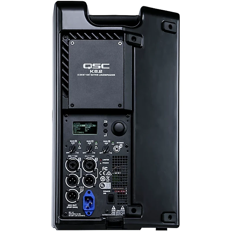 QSC K8.2 8" 2,000W Powered Speaker Pair With Tote Bags