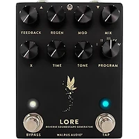 Walrus Audio Lore Reverse Soundscape Generator Delay/Reverb/Pitch/Modulation Effects Pedal Black